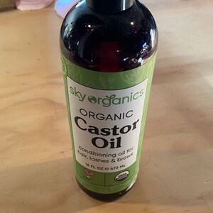 Sky organics castor oil for hair and eyelashes new 16oz